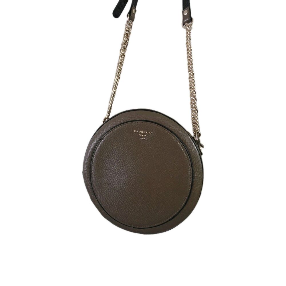 Da Milano Round Hand Bag Brown